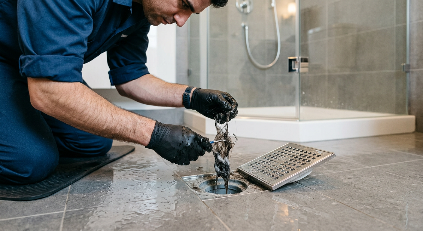 Débouchage douche baignoire plombier Antony