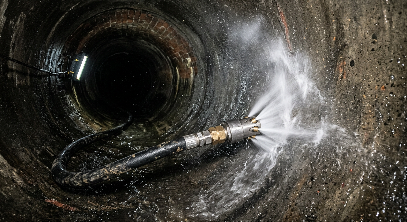 Hydrocurage haute pression canalisation Antony 92